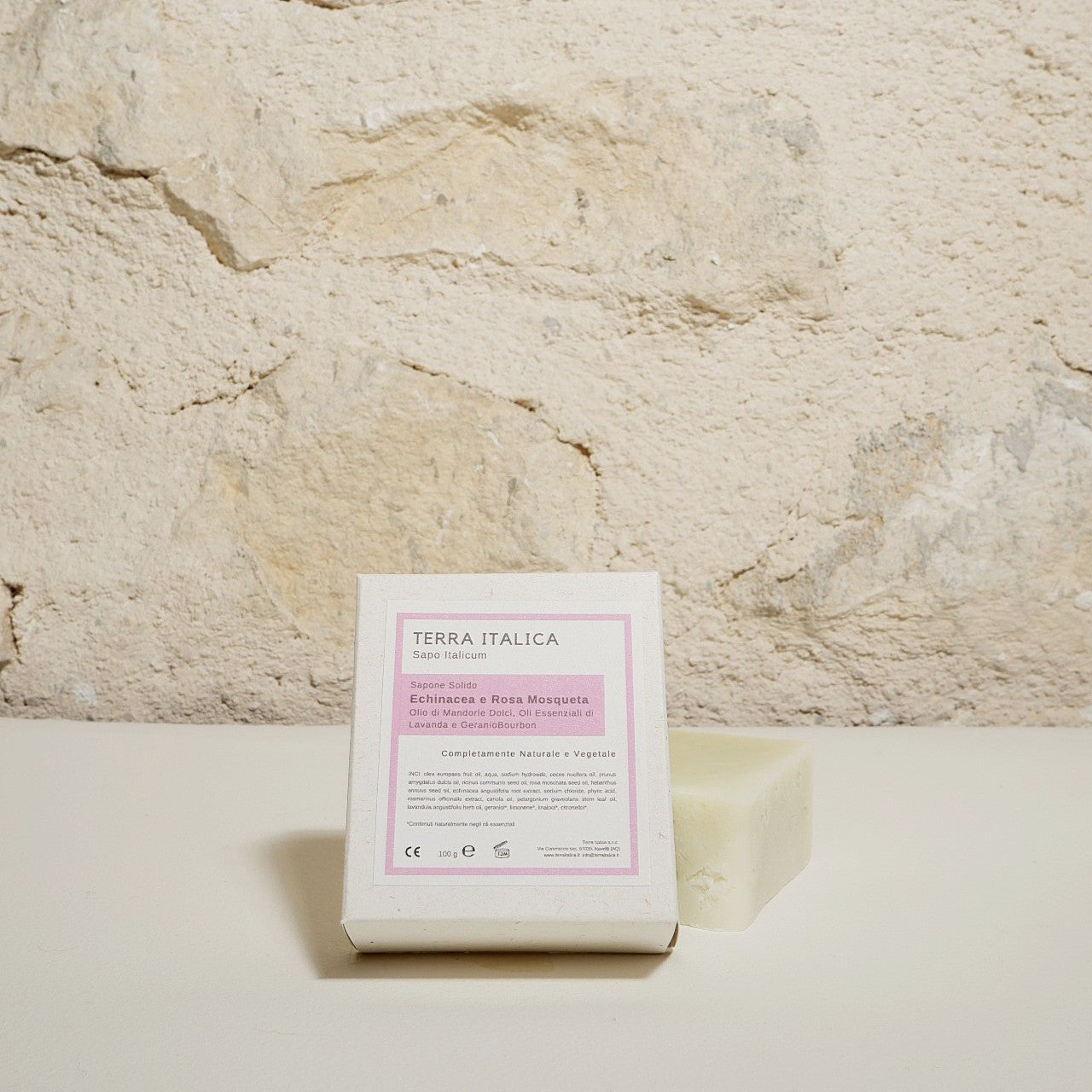 Sapone Solido Echinacea e Rosa Mosqueta